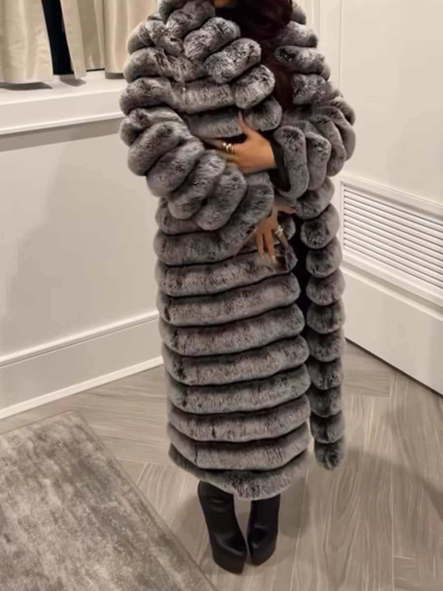 (⏰New Arrival Promotion $20 OFF)Women's Long Fluffy Coat Plush Outerwear