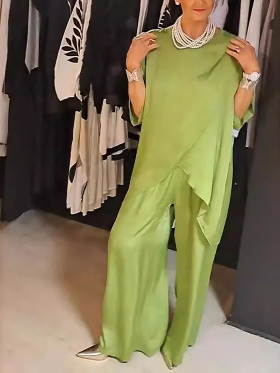 Round Neck Casual Fashion Irregular Suit