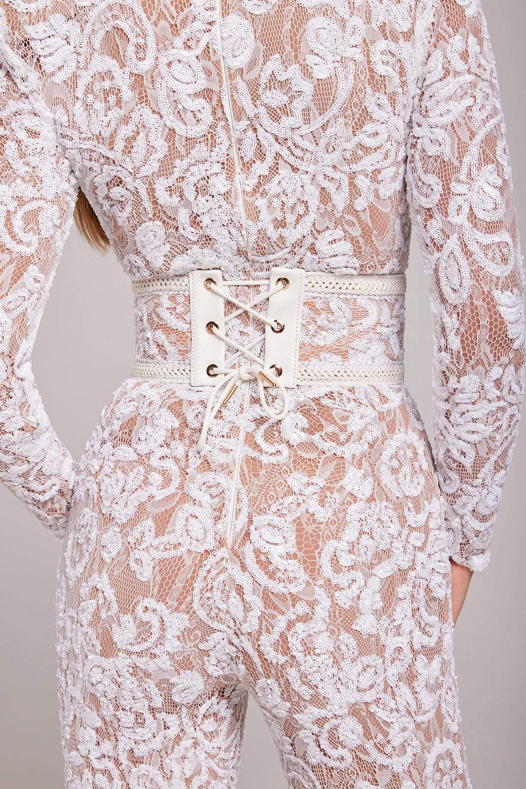 Lace Slim Jumpsuit
