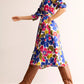 Multi Floral Midi Shirt Dress