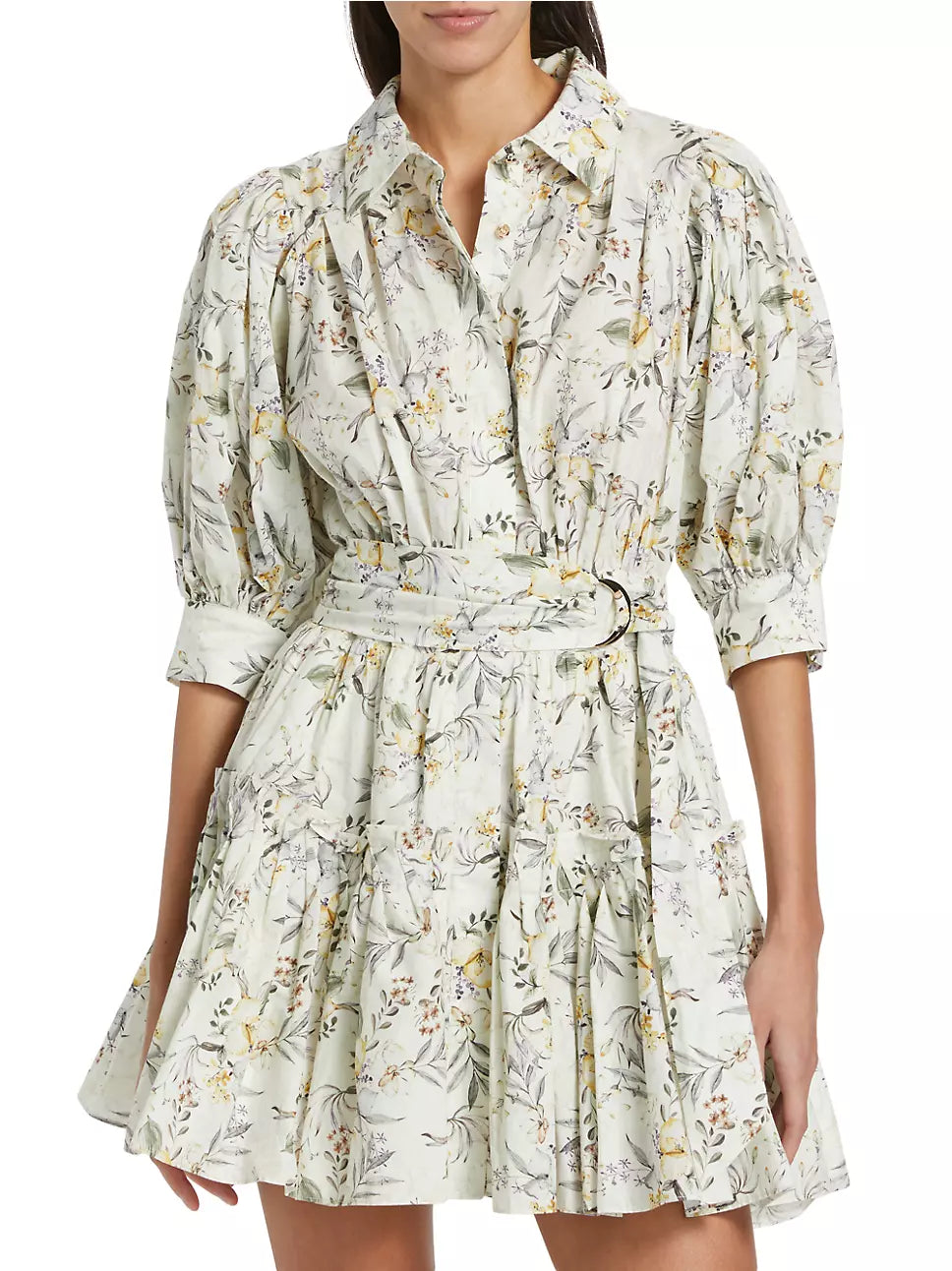 Mindy Floral Cotton Minidress