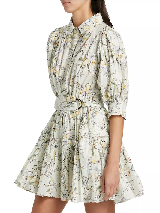 Mindy Floral Cotton Minidress