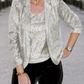 Break the Bank Sequin Blazer Set