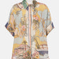 Tallow Print Linen Two Piece Suit