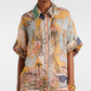 Tallow Print Linen Two Piece Suit
