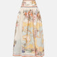 Tallow Print Linen Two Piece Suit