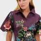 Midnight Moonflower Delaney Dress
