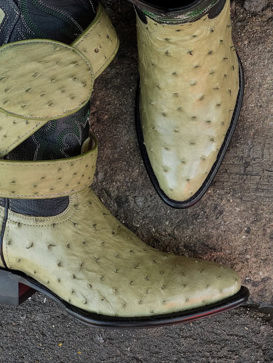 Men's Olive Green Western Cowboy Boots