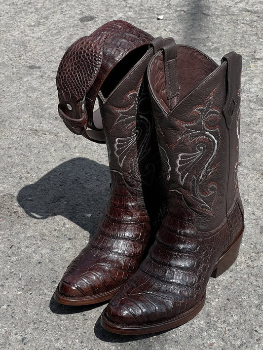 Men's Premium Leather Western Cowboy Boots