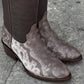 Men's Python Oval Toe Cowboy Boots