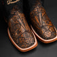 Men's Poker Square Toe Cowboy Boots
