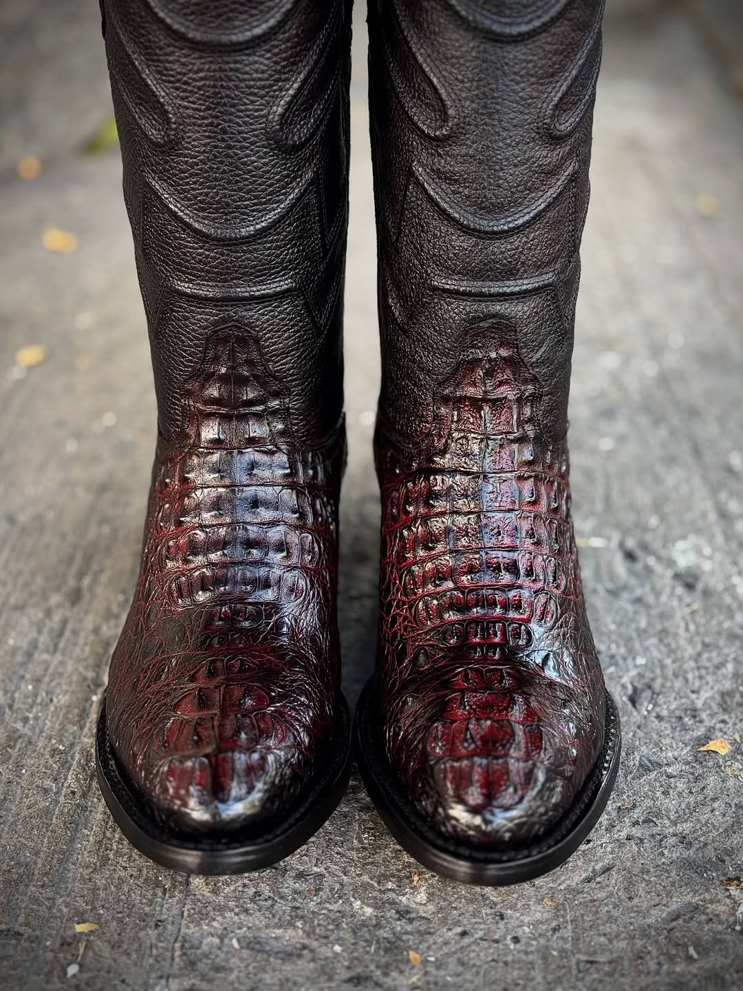 Men's Black Cherry Cowboy Boots