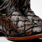 Chocolate Brown Jumbo Pirarucu Boots