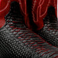 New Black/Red Python Boots