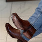 Men's Narrow Square Toe Stain-resistant cowboy boots