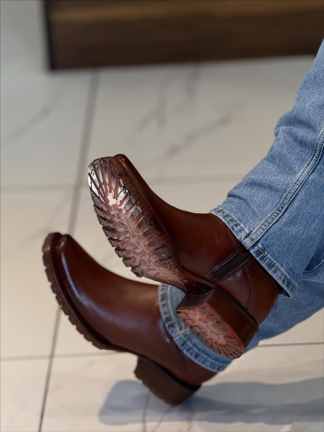 Men's Narrow Square Toe Stain-resistant cowboy boots
