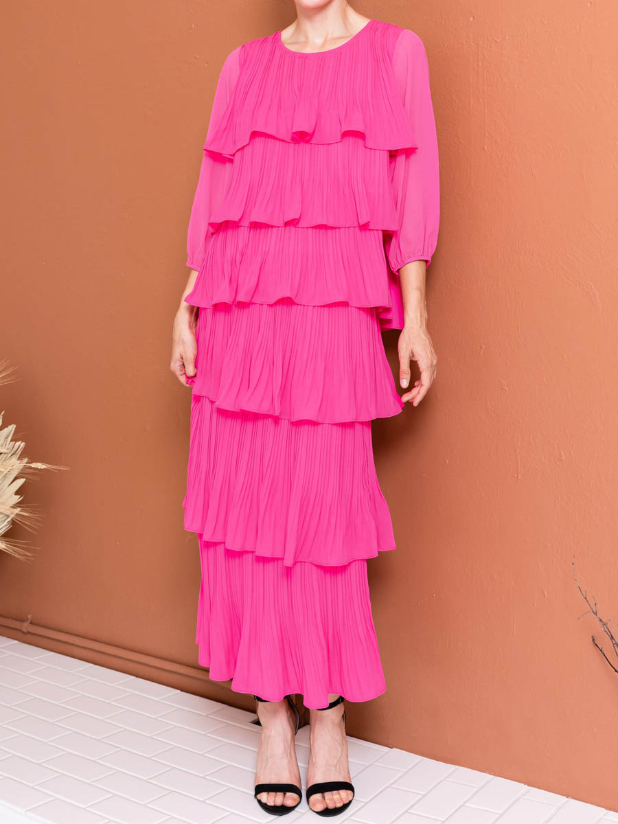 Ruffled Elegant Maxi Dress