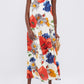 Crimson Poppy Cotton Linen Dress