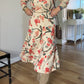 Floral Print Knitted Two Pieces Dress