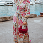 Floral Long Sleeve Shirt Dress