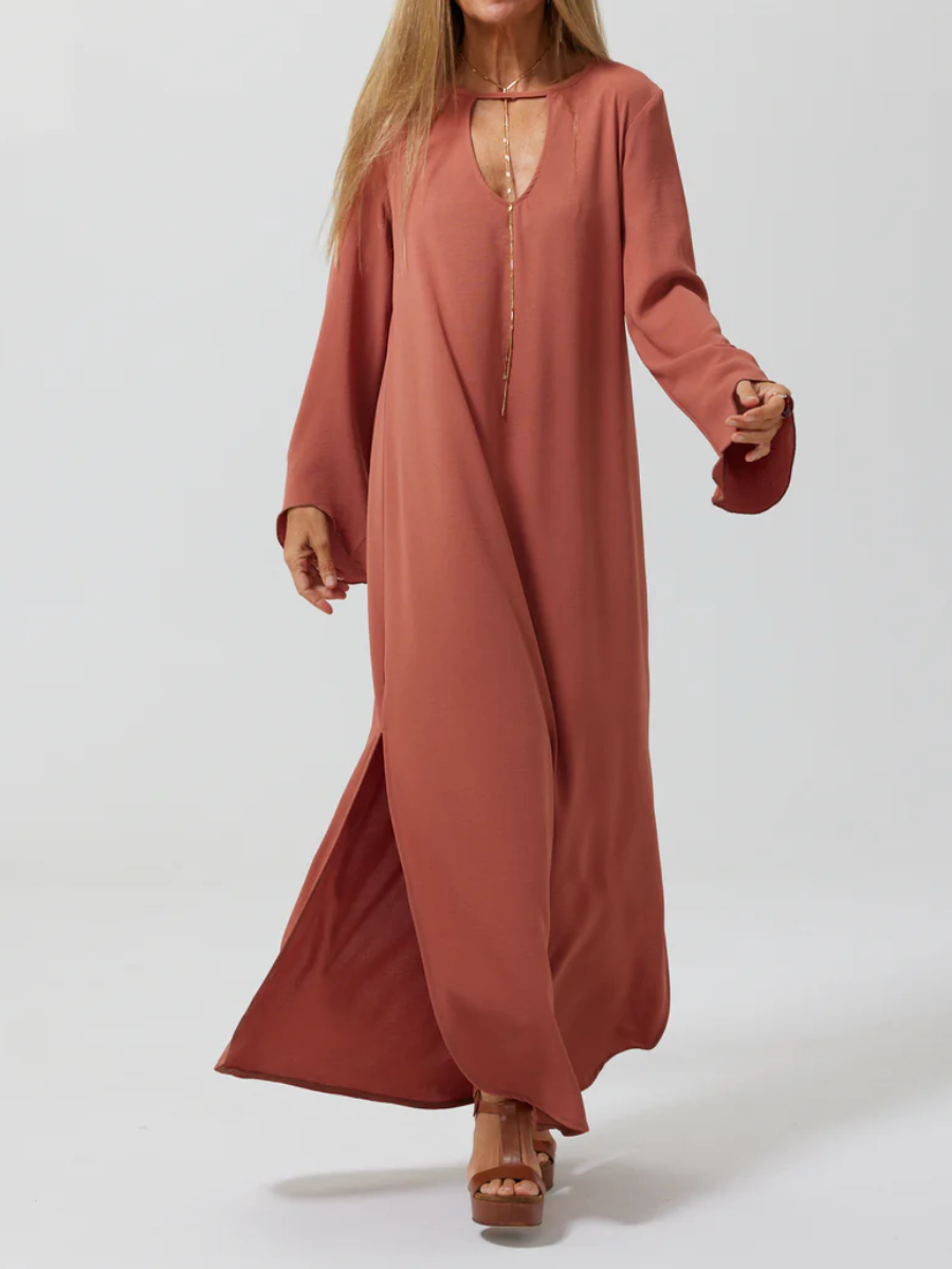 Casual Comfort Long Sleeve Dress