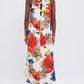 Crimson Poppy Cotton Linen Dress