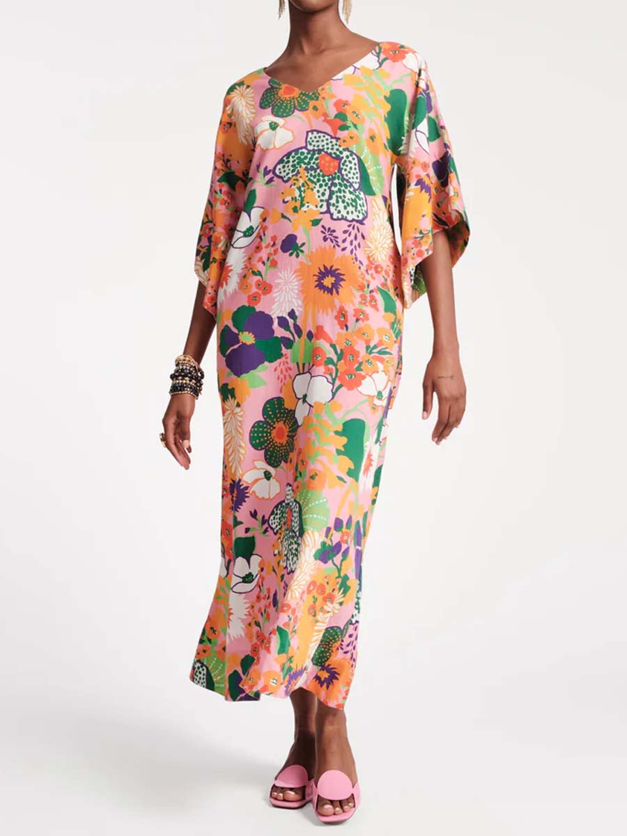 Elegant Floral Lightweight Dress