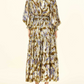 Elegant V-Neck Layered Dress