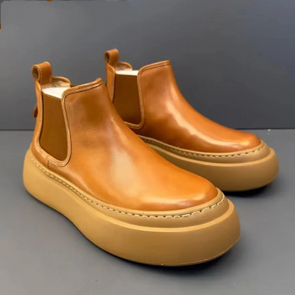 Handmade Retro Horsehide Chelsea Boot