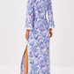 Bell Sleeves Side Slits Dress