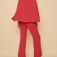Crepe Cape Stand Collar Suit