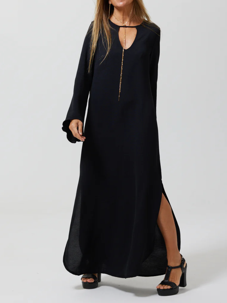 Casual Comfort Long Sleeve Dress