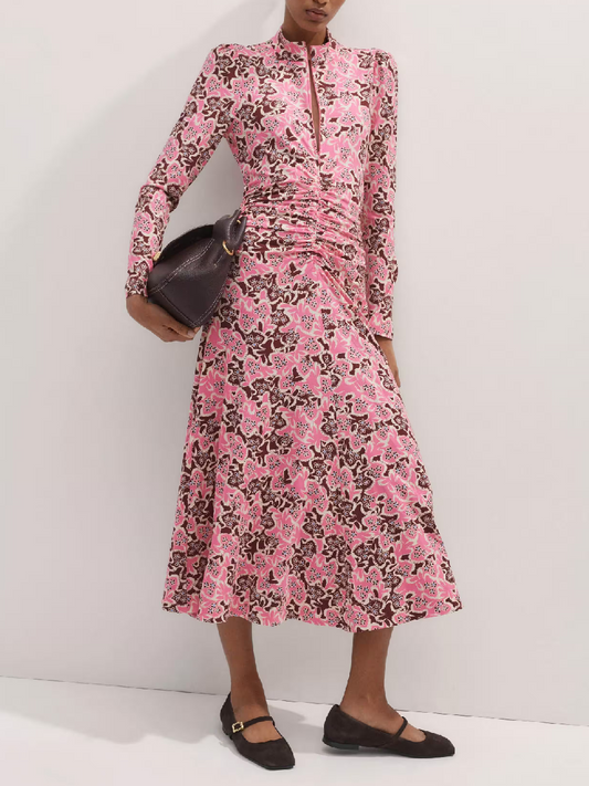 Floral Print Midi Dress