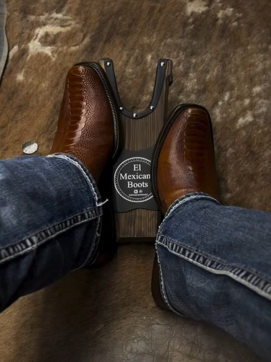 Men's Leather Western Cowboy Boots