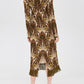 Floral Print Fringed Hem Midi Dress