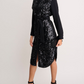 (⏰Hot Sale Promotion $10 OFF) Black Sequin Long Sleeve Dress