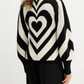 Heart Gradient Sweater