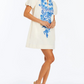 Floral Embroidered Linen Dress