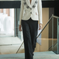 The White Embroidered Blazer