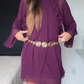 Long Sleeve Bohemian Dress