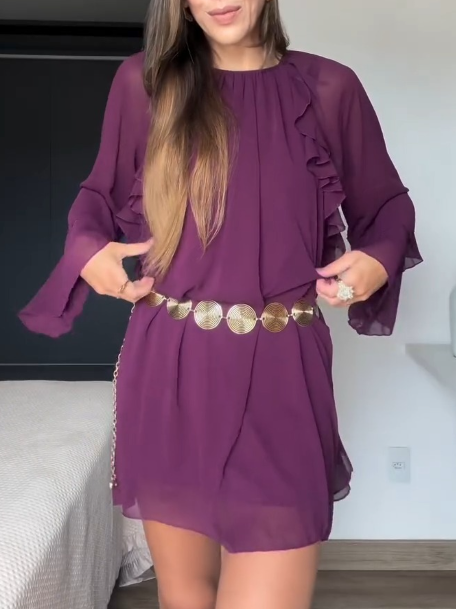 Long Sleeve Bohemian Dress