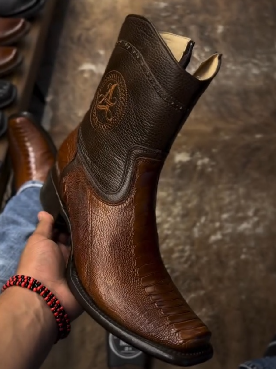 Men's Leather Western Cowboy Boots