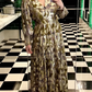Elegant V-Neck Layered Dress