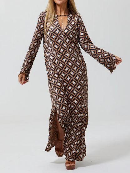 Casual Comfort Long Sleeve Dress