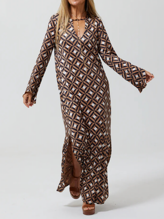 Casual Comfort Long Sleeve Dress