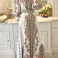 Long Sleeves Print Filigree Dress