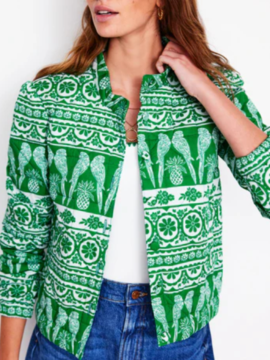 Stunning Cotton Quilted Jacket