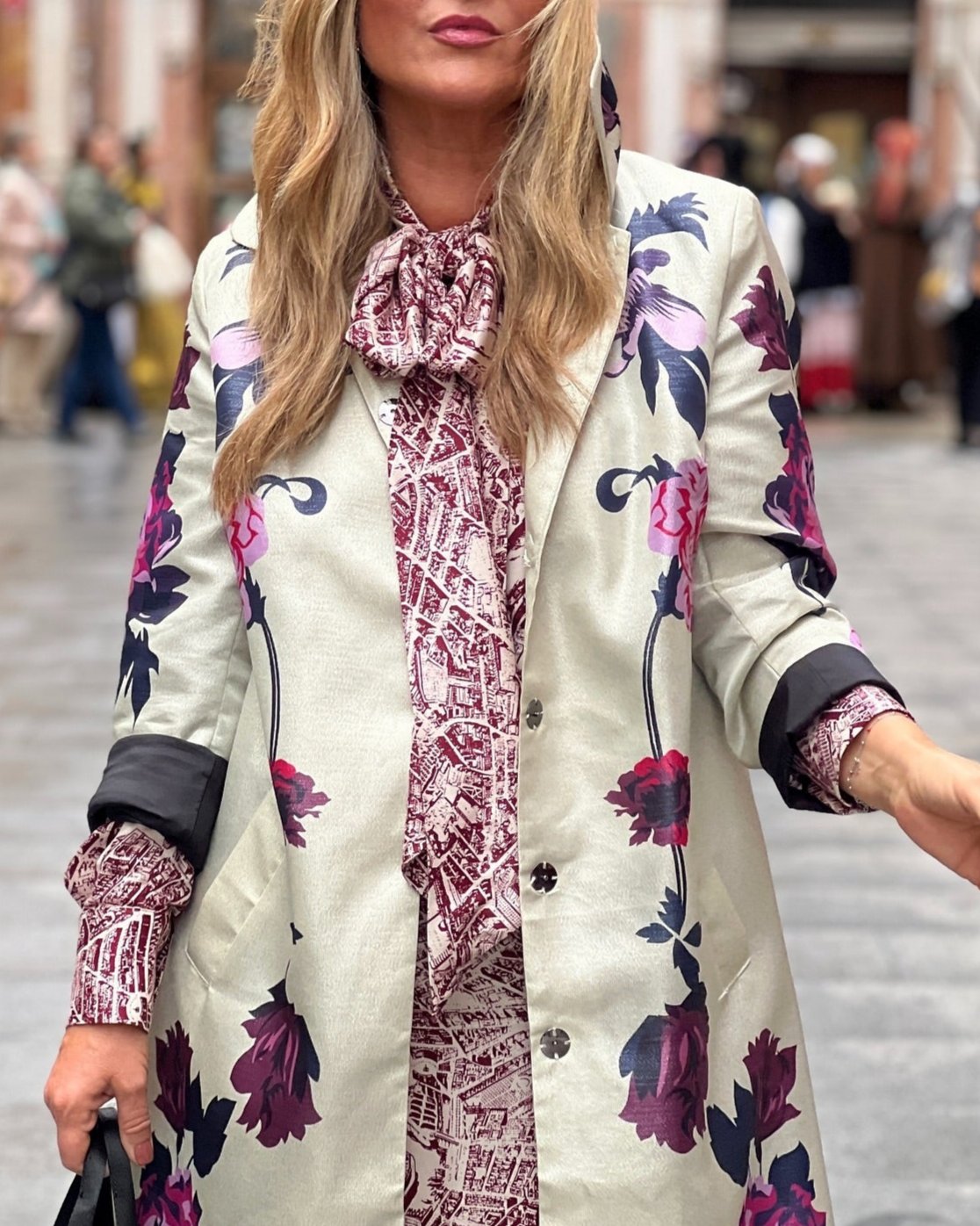 Fashion Floral Lightweight Jacket