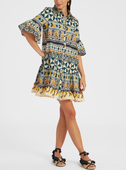 Flared Sleeve Summer Light Dress