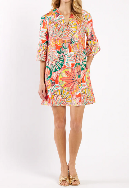 Pretty Bright Color Short Dress